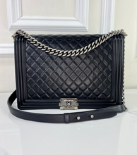 CHANEL BOY LARGE QUILTED LAMBSKIN