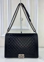 CHANEL BOY LARGE QUILTED LAMBSKIN