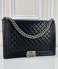CHANEL BOY LARGE QUILTED LAMBSKIN