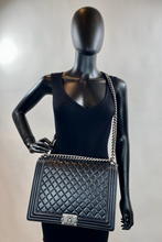 CHANEL BOY LARGE QUILTED LAMBSKIN