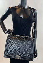 CHANEL BOY LARGE QUILTED LAMBSKIN