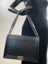 CHANEL BOY LARGE QUILTED LAMBSKIN