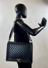 CHANEL BOY LARGE QUILTED LAMBSKIN