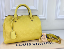 LOUIS VUITTON SPEEDY 25 BANDOULIERE EMPREINTE YELLOW