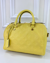 LOUIS VUITTON SPEEDY 25 BANDOULIERE EMPREINTE YELLOW