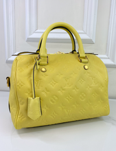LOUIS VUITTON SPEEDY 25 BANDOULIERE EMPREINTE YELLOW