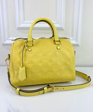 LOUIS VUITTON SPEEDY 25 BANDOULIERE EMPREINTE YELLOW