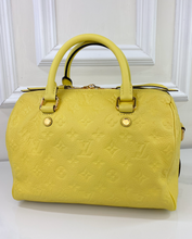 LOUIS VUITTON SPEEDY 25 BANDOULIERE EMPREINTE YELLOW