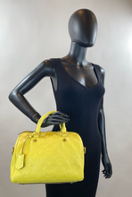 LOUIS VUITTON SPEEDY 25 BANDOULIERE EMPREINTE YELLOW