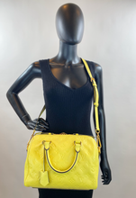 LOUIS VUITTON SPEEDY 25 BANDOULIERE EMPREINTE YELLOW