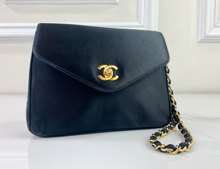 CHANEL VINTGAE MINI SATIN FLAP CLUTCH