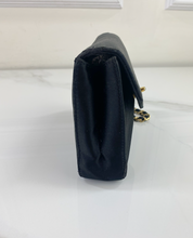CHANEL VINTGAE MINI SATIN FLAP CLUTCH