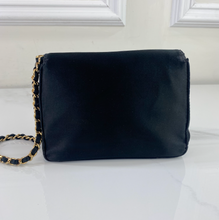 CHANEL VINTGAE MINI SATIN FLAP CLUTCH