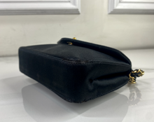 CHANEL VINTGAE MINI SATIN FLAP CLUTCH