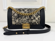 CHANEL METALLIC CRUMPLED GOATSKIN MEDIUM BOY FLAP LIMITED EDITION