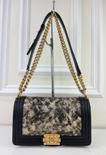 CHANEL METALLIC CRUMPLED GOATSKIN MEDIUM BOY FLAP LIMITED EDITION