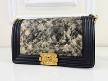 CHANEL METALLIC CRUMPLED GOATSKIN MEDIUM BOY FLAP LIMITED EDITION