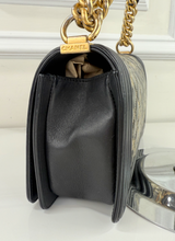 CHANEL METALLIC CRUMPLED GOATSKIN MEDIUM BOY FLAP LIMITED EDITION