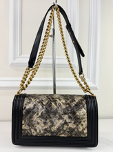 CHANEL METALLIC CRUMPLED GOATSKIN MEDIUM BOY FLAP LIMITED EDITION