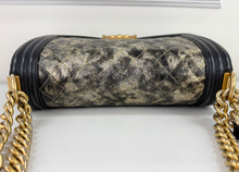 CHANEL METALLIC CRUMPLED GOATSKIN MEDIUM BOY FLAP LIMITED EDITION
