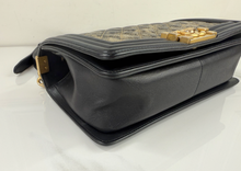 CHANEL METALLIC CRUMPLED GOATSKIN MEDIUM BOY FLAP LIMITED EDITION