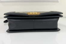 CHANEL METALLIC CRUMPLED GOATSKIN MEDIUM BOY FLAP LIMITED EDITION
