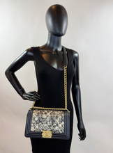 CHANEL METALLIC CRUMPLED GOATSKIN MEDIUM BOY FLAP LIMITED EDITION