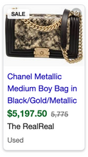 CHANEL METALLIC CRUMPLED GOATSKIN MEDIUM BOY FLAP LIMITED EDITION