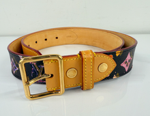 LOUIS VUITTON BELT WATERCOLOR LIMITED EDITION