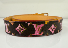 LOUIS VUITTON BELT WATERCOLOR LIMITED EDITION