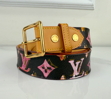 LOUIS VUITTON BELT WATERCOLOR LIMITED EDITION