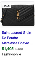 YSL MATELASSE FLAP ENVELOPE CROSSBODY IN BLACK