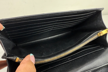 YSL MATELASSE FLAP ENVELOPE CROSSBODY IN BLACK