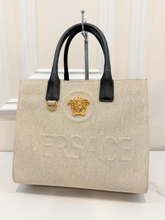 VERSACE MEDUSA CANVAS TOTE
