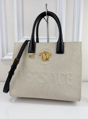 VERSACE MEDUSA CANVAS TOTE