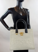 VERSACE MEDUSA CANVAS TOTE