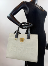 VERSACE MEDUSA CANVAS TOTE