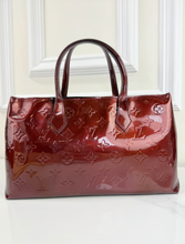 LOUIS VUITTON  WILSHIRE PM VERNIS ROUGE FAUVIST