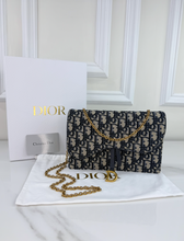 DIOR OBLIQUE MEDIUM SADDLE POUCH WITH CHAIN