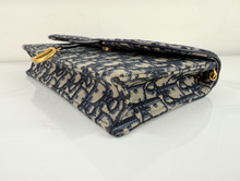 DIOR OBLIQUE MEDIUM SADDLE POUCH WITH CHAIN