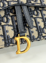 DIOR OBLIQUE MEDIUM SADDLE POUCH WITH CHAIN