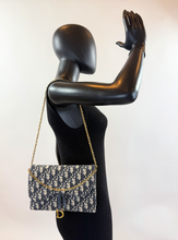 DIOR OBLIQUE MEDIUM SADDLE POUCH WITH CHAIN