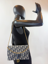 DIOR OBLIQUE MEDIUM SADDLE POUCH WITH CHAIN