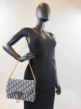 DIOR OBLIQUE MEDIUM SADDLE POUCH WITH CHAIN