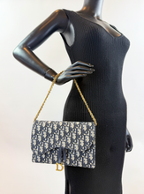 DIOR OBLIQUE MEDIUM SADDLE POUCH WITH CHAIN