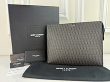YSL CLASSIC TOILE TOILETRY BAG