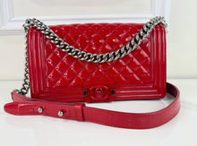 CHANEL BOY PLEXIGLASS MEDIUM FLAP RED LIMITED EDITION