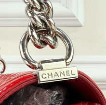 CHANEL BOY PLEXIGLASS MEDIUM FLAP RED LIMITED EDITION