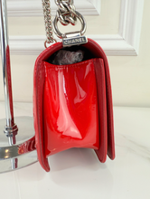 CHANEL BOY PLEXIGLASS MEDIUM FLAP RED LIMITED EDITION