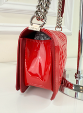 CHANEL BOY PLEXIGLASS MEDIUM FLAP RED LIMITED EDITION